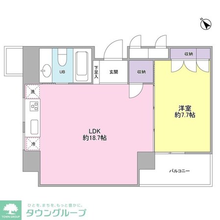 フォレストタウン参宮橋の物件間取画像